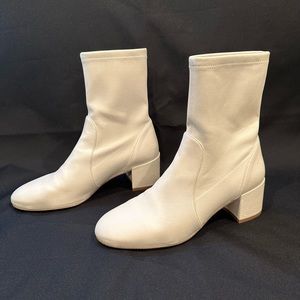 Stuart Weitzman Leather Ankle Booties